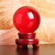 Hongyun ball lucky beads crystal ball decoration home office decoration Crystal Crafts glass crafts red ball