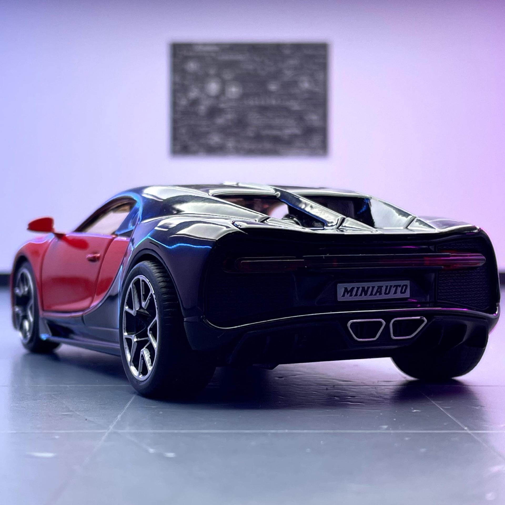 Jianyuan aleación coche modelo 1:32 paño jiachilong coche deportivo Tire hacia atrás el sonido y la luz apertura de la puerta modelo de coche de juguete adornos