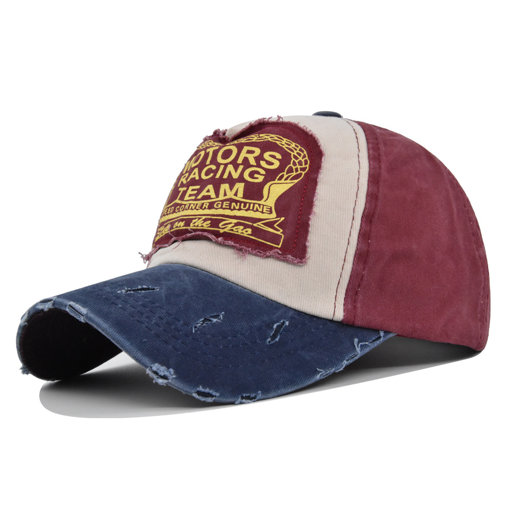 Graffiti Motors Printed Baseball Cap With Duckbill Design_voghion.com