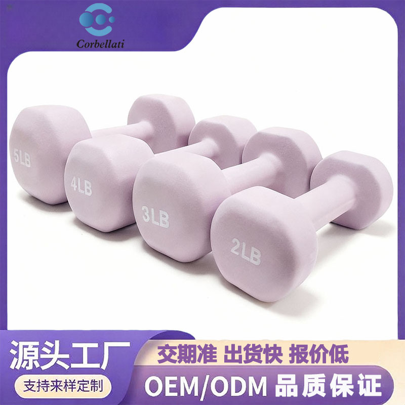 Teenagers Exercise Dumbbells at Home Strength Training Dipped Kettlebells to Train Arm Muscles for Women to Slim Belly Barbell Kettlebells