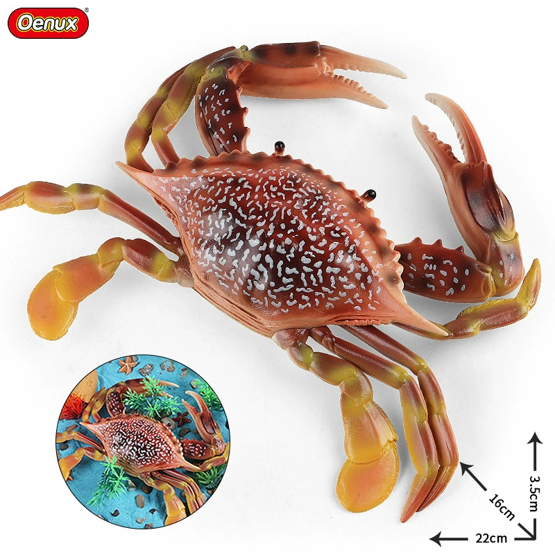 Realistic big marine toy, king crab