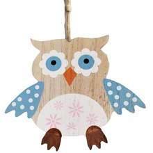 批发木质工艺品 家居装饰猫头鹰挂件木质品摆件 木质挂牌木牌门牌