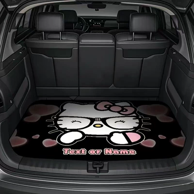 mat, dirt-resistant, dust-proof, non-slip, easy | Avtomobil döşəmə paspasları - sanrio-trunk-10-75100cmcrystal-velvet