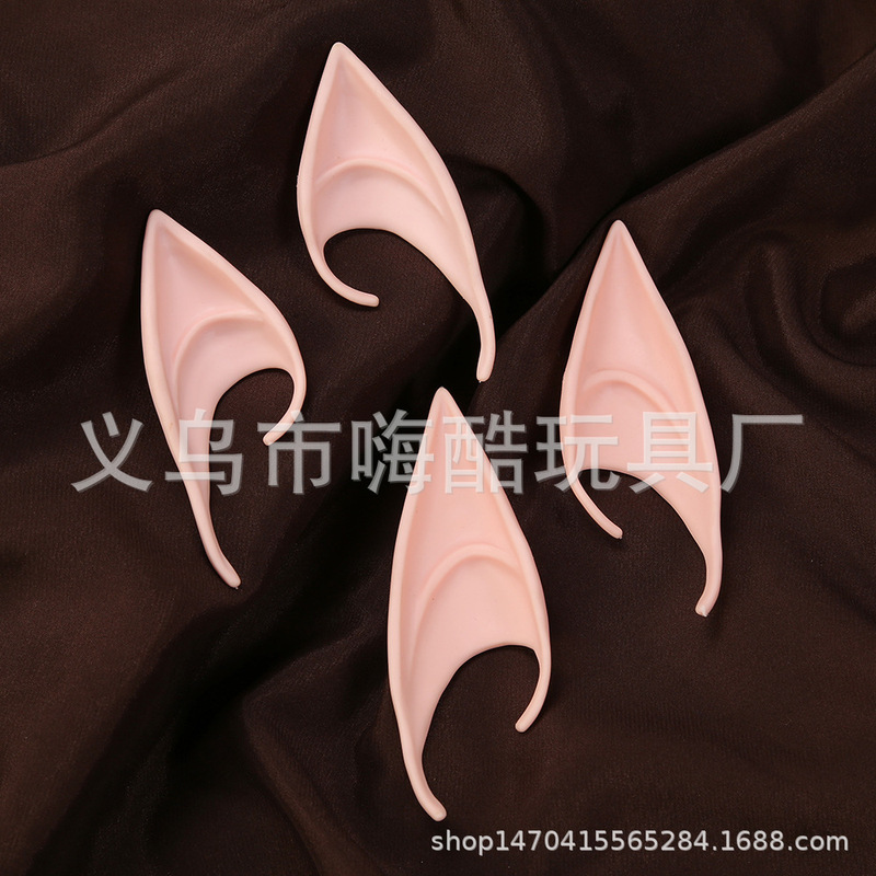 Halloween Elf Ears Latex Toy Fleshy Fake Ears Party cosplay Luminous Fairy Ears Batch Halloween Elf Ears Latex Toy Fleshy Fake Ears Party cosplay Luminous Fairy Ears Batch