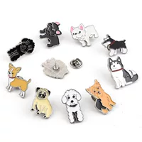 Мультфильм животных Pet Dog брошь ins модный Индивидуальный игровой автомат медаль школьная сумка Украшение булавка значок ювелирные изделия