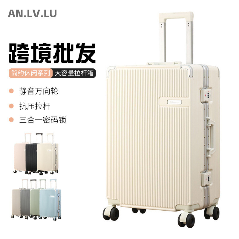 Luggage 20inch Vintage Large Capacity Trolley Case 20inch Carry-on Universal Wheel Short Trip Suitcase Luggage 24inch Luggage 20inch Vintage Large Capacity Trolley Case 20inch Carry-on Universal Wheel Short Trip Suitcase Luggage 24inch
