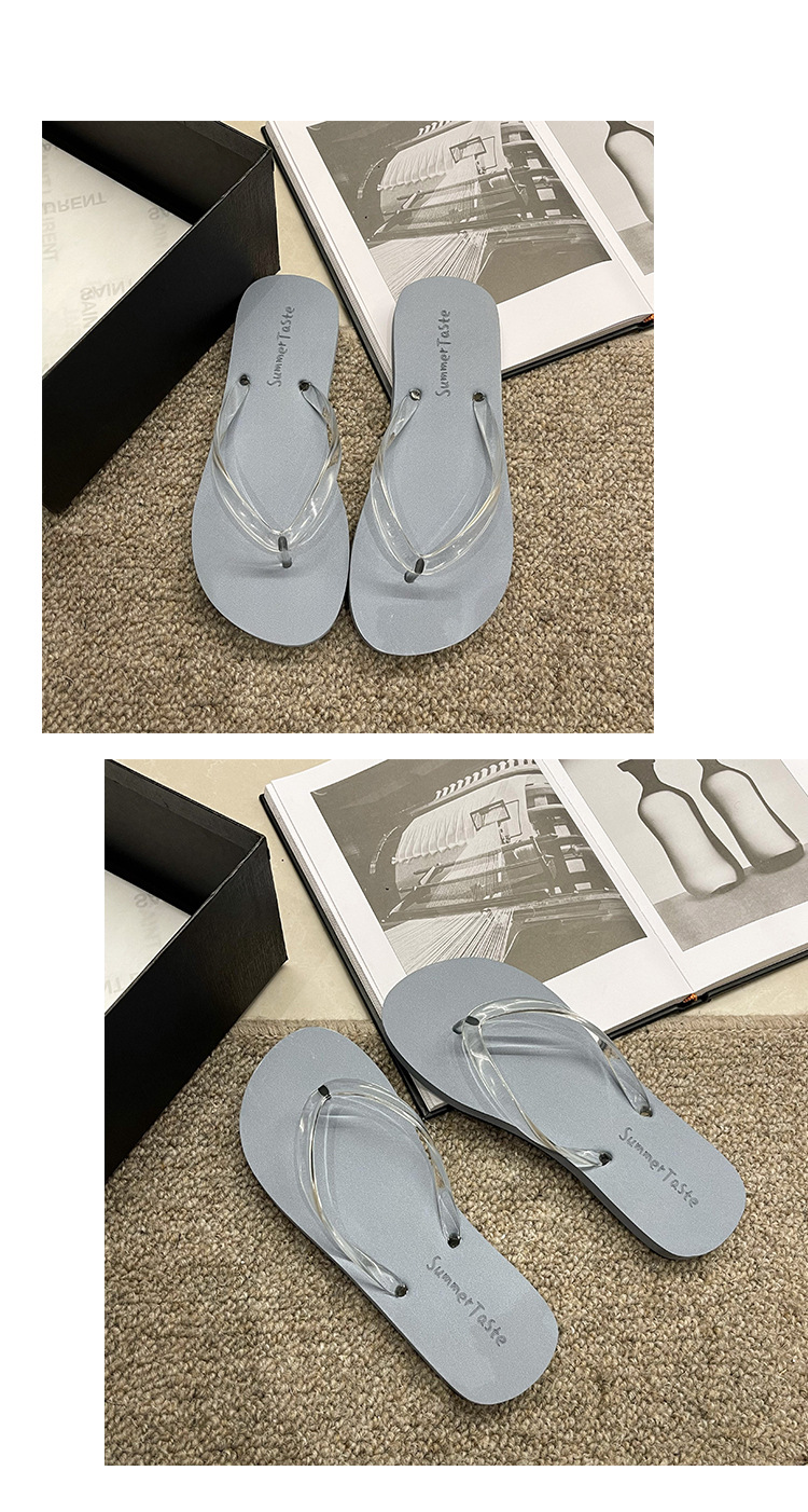 High-end Women's Flip-flops Trendy Anti-slip Toe-post Sandals_voghion.com