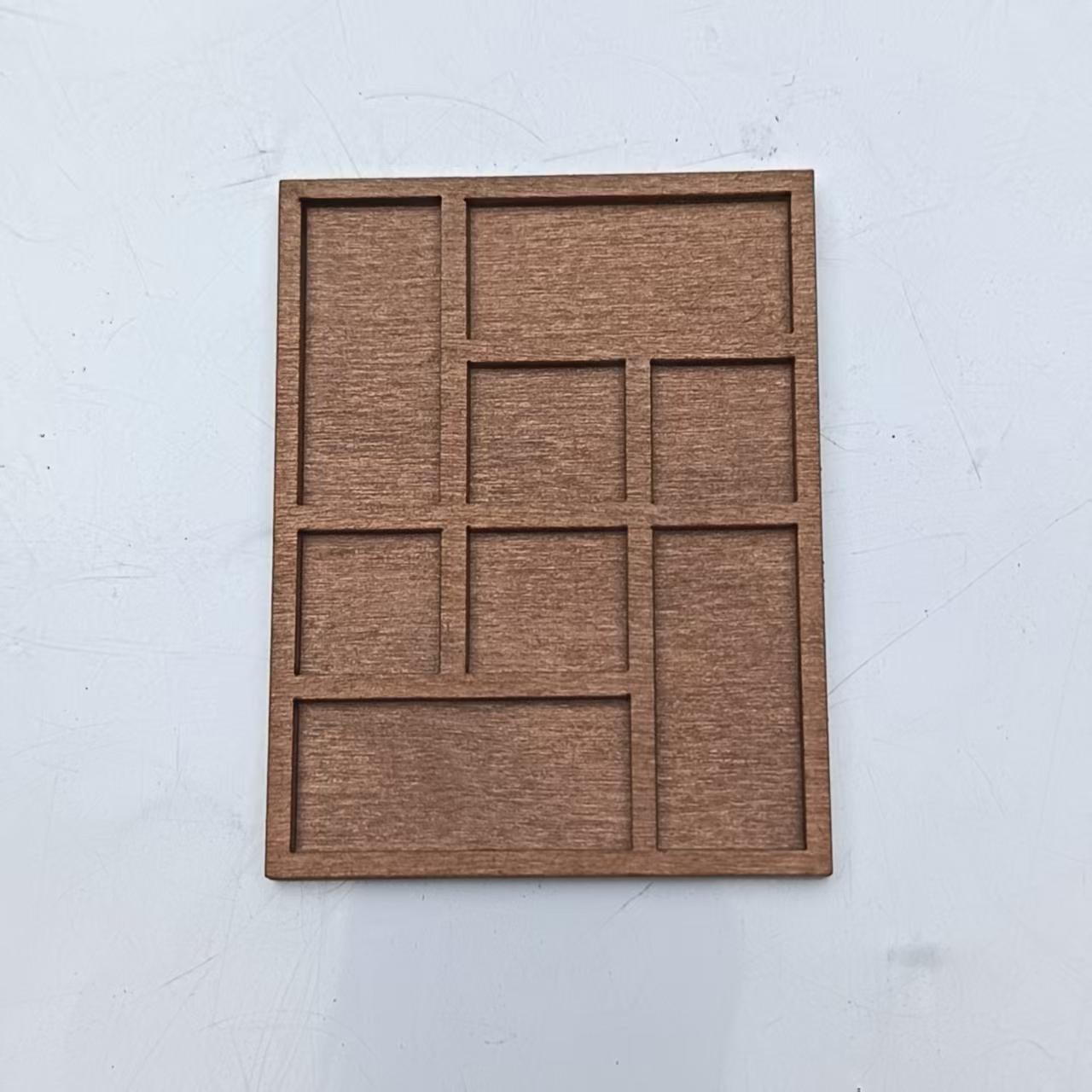 跨境Miniature Trinket Shelf 木质微型饰品架迷你珍藏架古玩架