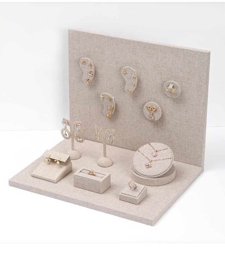 Jewelry Rack Classification 1 Piece Quantity 1 Piece Microfiber Simple Style Classic Style Solid Color Jewelry Rack