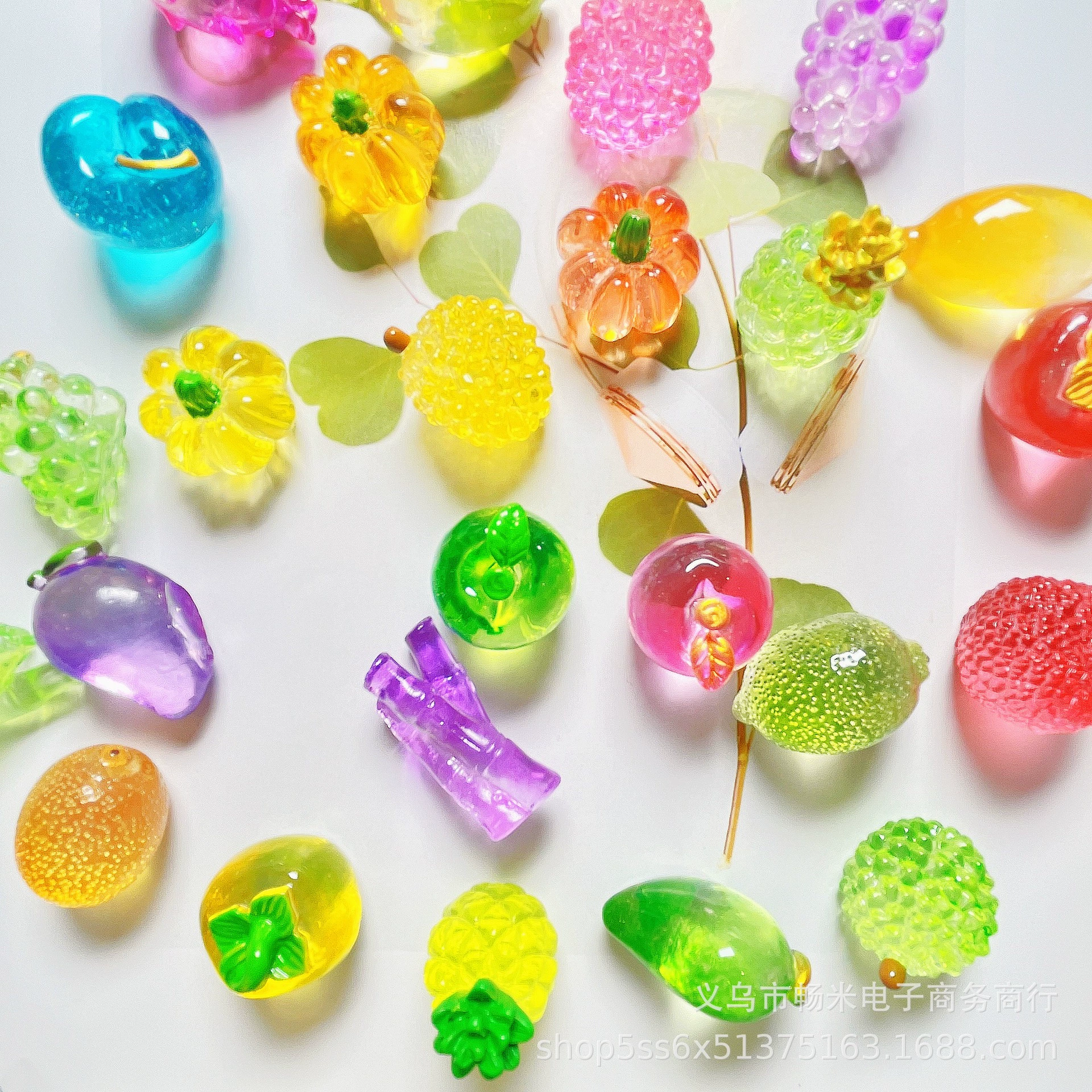 Realistic three dimensional resin decor, decorations, accessories, gradient, DIY