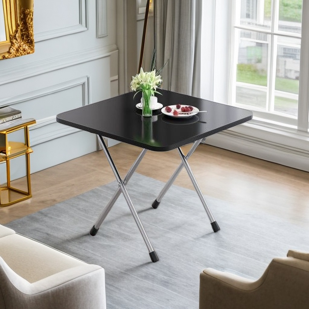 Mesa plegable alquiler de alquiler de mesa de comedor al aire libre portátil mesa de estand simple mesa de comedor casera mesa cuadrada