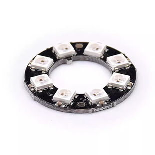 Circular 8-Bit Ws2812 5050 Rgb Light Led Intelligent Full-Color Ring Development Board