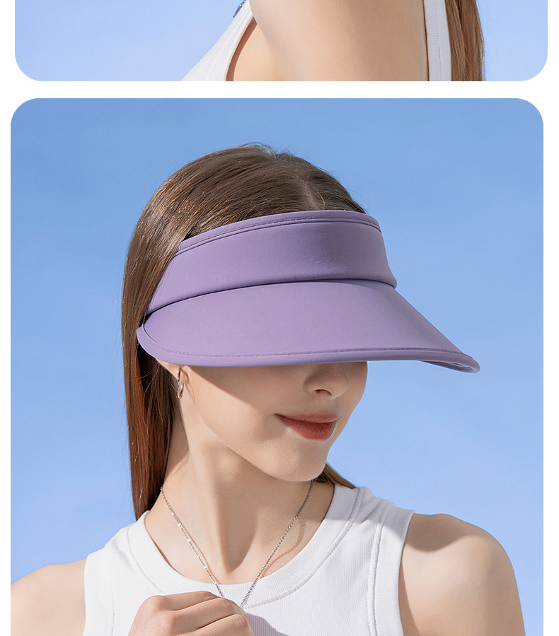 Mujeres Elegante Básico Color Sólido Grandes Aleros Sombrero Para El Sol display picture 12