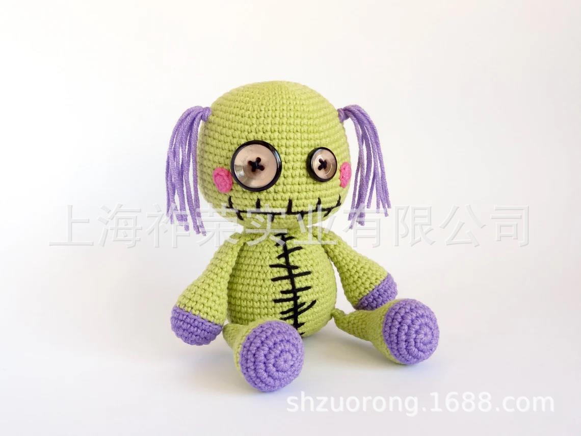 Knitted doll handmade