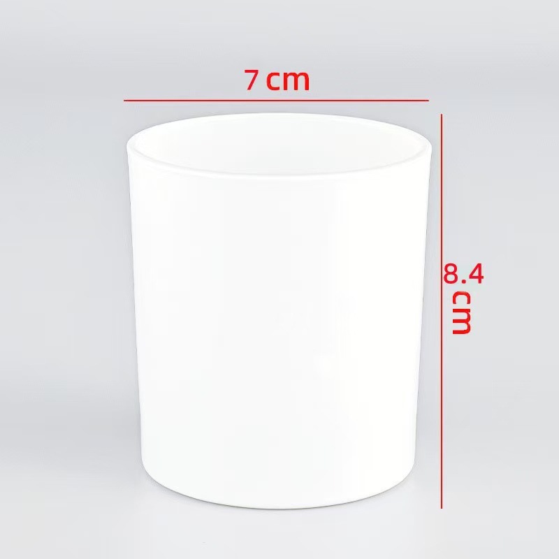 Transfronterizos para vasos de vidrio vela resistente al calor Amazon explosión con taza de fragancia cubierta recipiente de cera de soja hecha a mano