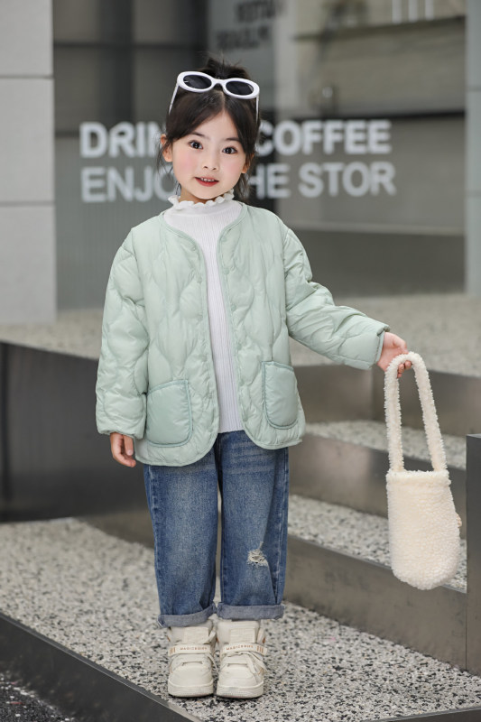 2025儿童轻薄羽绒服90%白鸭绒内胆童装男女童大中小童外套|undefined