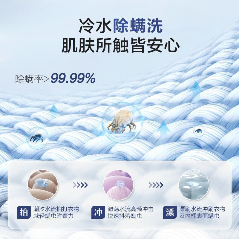 海尔洗衣机大神童10KG全自动家用洗除菌螨全景上盖升级洗净比|undefined