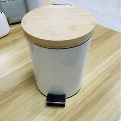 竹蓋ペダルゴミ箱室内ゴミ箱メーカー直営蓋付き衛生桶