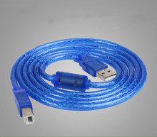 黑色全铜2.0USB打印线带打印机数据线连接线 usb转打印方口线
