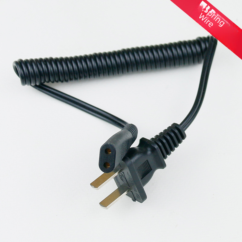 Suitable for Feicai, Langwei, Supersman, Eulang, Philips electric shaver 220V power charging cord 3C spring wire