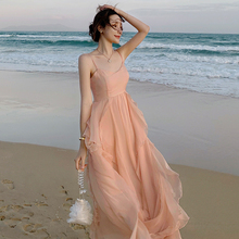 海边度假连衣裙适合三亚旅行穿搭拍照好看的裙子沙滩裙女夏季仙女