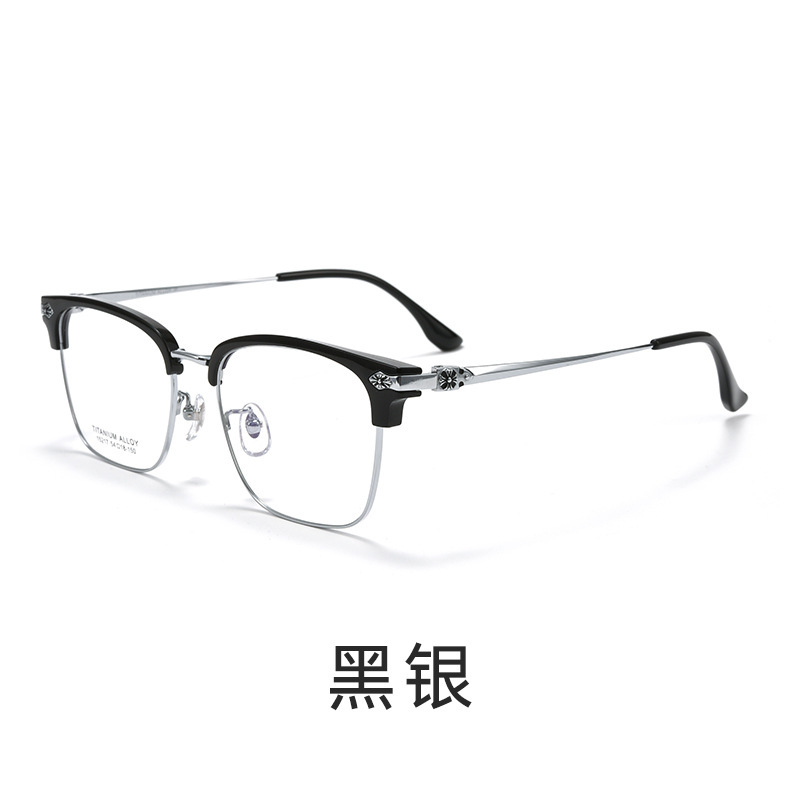 百世芬の新型x 15217b丹陽メガネは度数のブルーレイ防止メガネの超軽量純チタンメガネの卸売りができます。|undefined