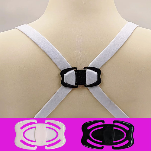 Tian-shaped underwear shoulder straps anti-slip buckle bra adjustable back buckle PP environmentally friendly plastic bra sports anti-falling anti-unhooking