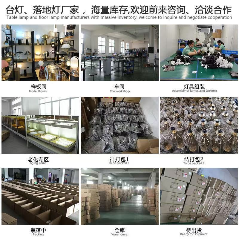 Lámpara de mesa de estudio creativa minimalista posmoderna de fábrica, modelo de diseñador de lujo ligero, lámpara de mesa de decoración de oficina