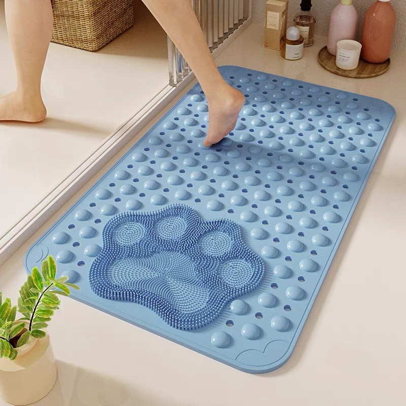 Baño antideslizante, baño de ducha, baño de ducha, almohadilla anticaídas, almohadilla de pies de masaje ecológico especial para mujeres embarazadas y ancianos