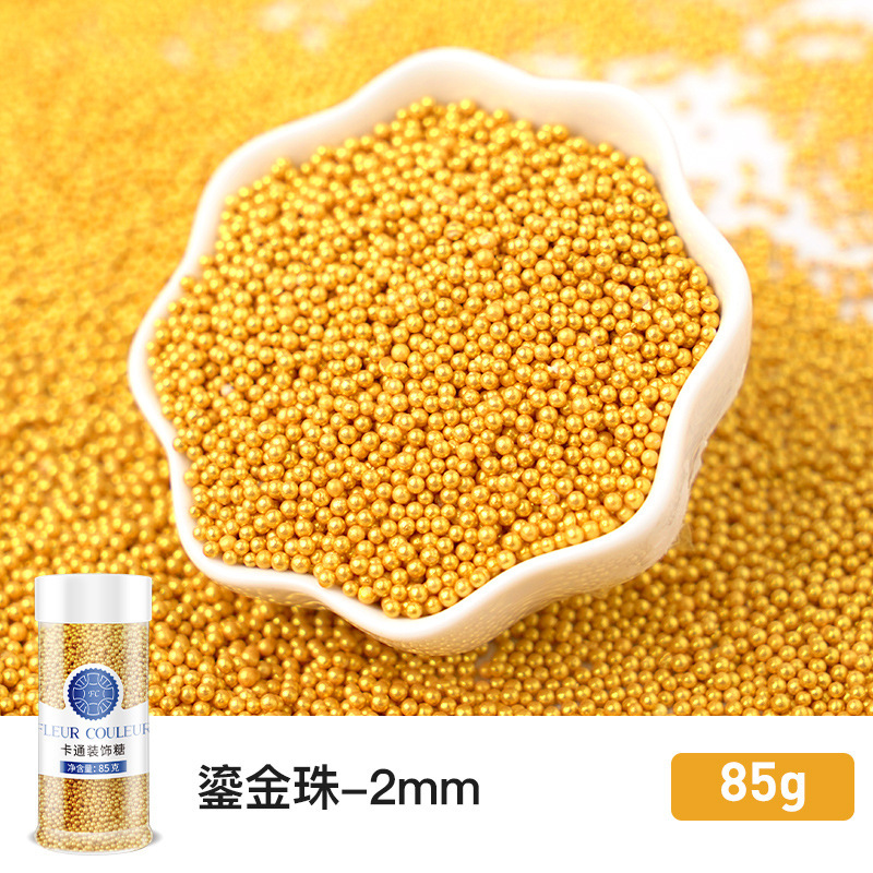 2mm 금박구슬 85g