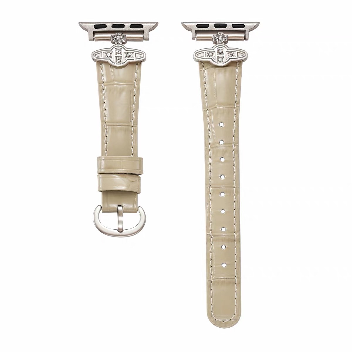 Suitable for Iwatchs11 Apple Watch Strap 10 Queen Mother Glossy Leather Applewatch Autumn and Winter Female Niche 9