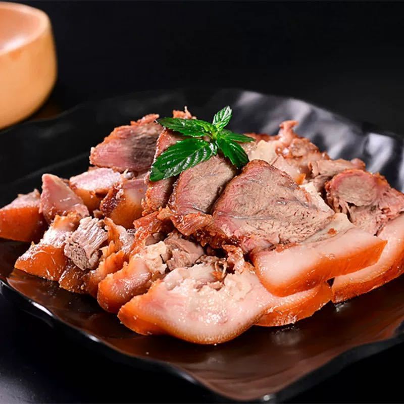 猪头肉五香500g真空袋装新鲜卤味酱香猪肉类小吃熟食即食下酒小菜