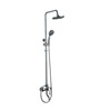 Orchid copper round top spray shower bathroom shower shower set modern minimalist hardware shower suite