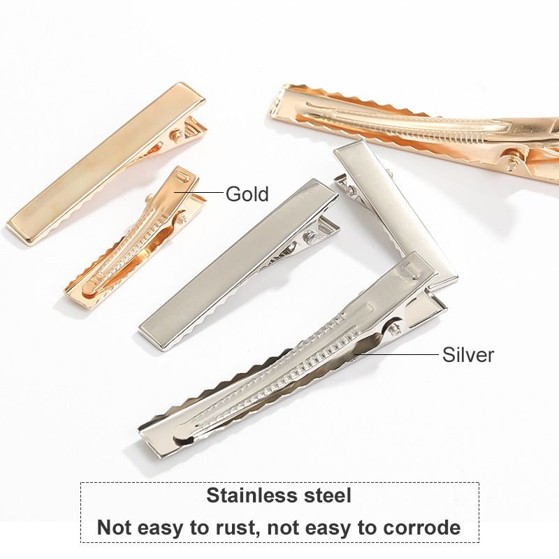 Clip de palabra especial transfronterizo, clip de pico de pato grueso que no se desvanece, clip de mariposa, fiesta de estudiantes, accesorios para sombreros de bricolaje, horquilla de bricolaje