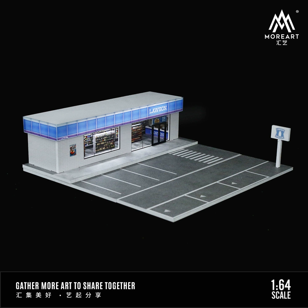1:64 Rosen Convenience Store Model Scene Model Light Version