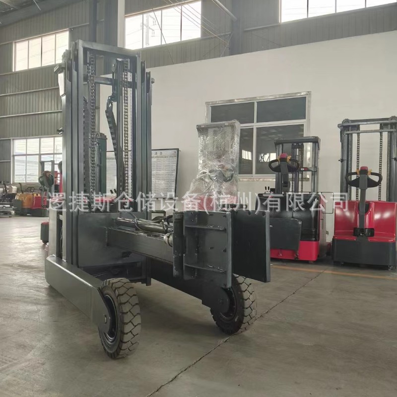 电动抱夹车液压堆高车平夹堆放搬运叉车电瓶装卸车方型圆型夹抱车