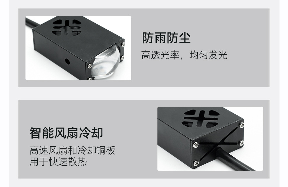 Car Grille Lights, Grille Lights, Led Grille Dual-Color Spotlights, Motorcycle Led Headlights, Grille Lights Modification