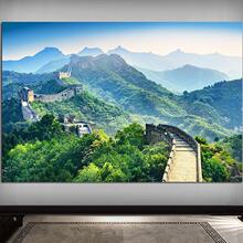 万里长城风景青山绿树有山无水靠山画旺宅招财建筑风水中堂年画Y1