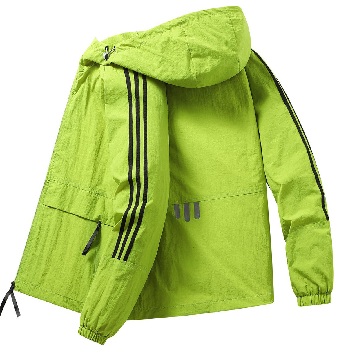 Chaqueta ultrafina de verano transfronteriza hombre comercio exterior tres barras abrigo solar marea seca ropa de pesca abrigo grande