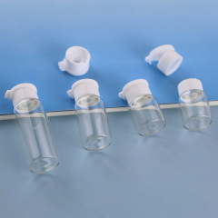 2ml 3ml 5ml transparent screw-top cap essence serum bottle, sample packaging cosmetic glass Westling bottle
