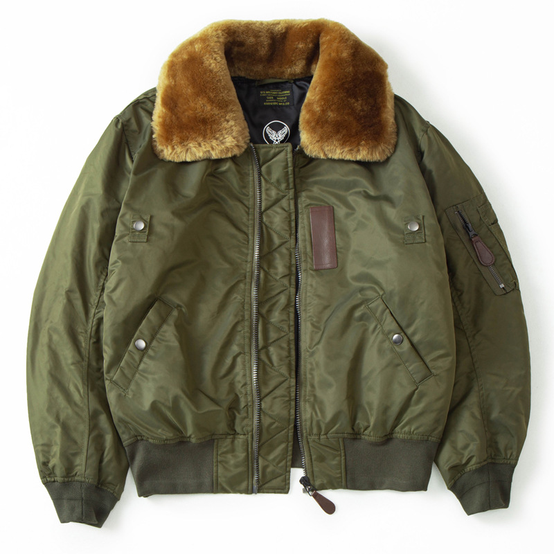 Shenwu ameikaji B-15 chaqueta de vuelo ropa vintage de algodón acolchado ropa de trabajo engrosada abrigo de algodón acolchado abrigo parka abrigo de invierno entrega