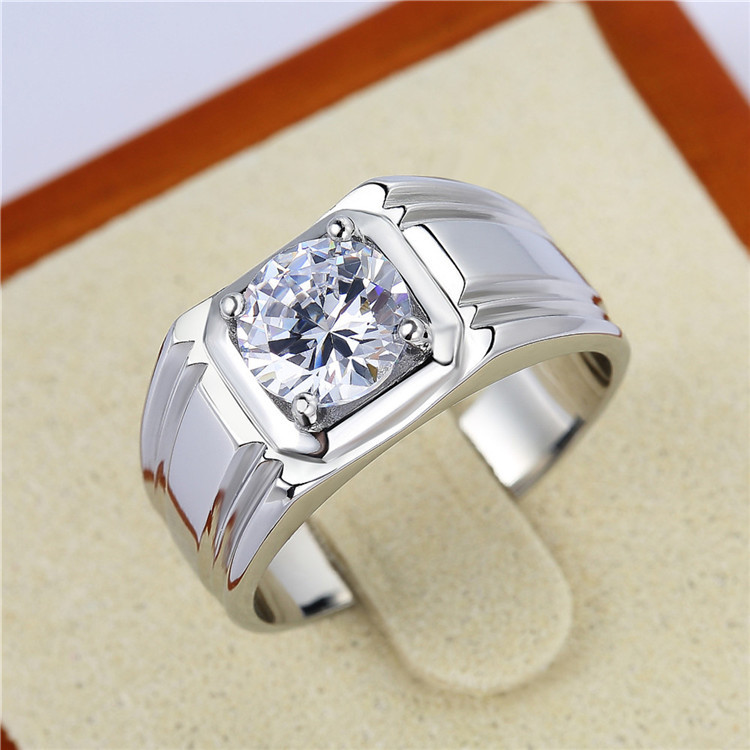 Simple Style Geometric Stainless Steel Men's Rings display picture 36