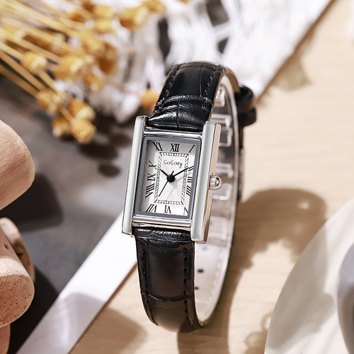 New Fashion Retro Style Women's Watch Small Rectangle Personality Student Strap Versatile Korean Version Best Selling Quartz Watch