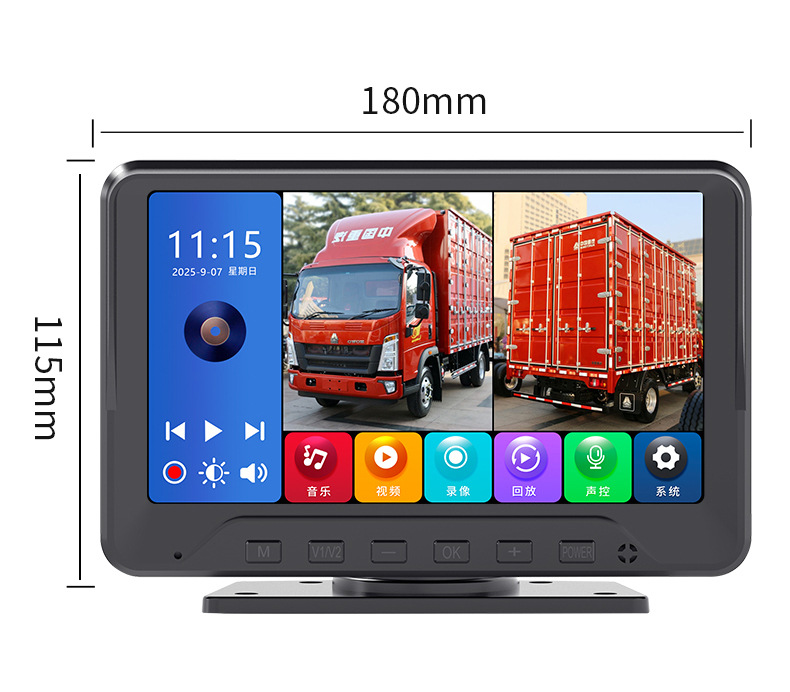 10inch Bsd Blind Spot Warning Vehicle-Mounted 7inch Dashcams + Bus Camera Aviation Reversing Image System