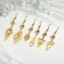 2024新款耳环韩国镶钻耳勾款混批耳环耳钩时尚气质显脸瘦长款耳坠
