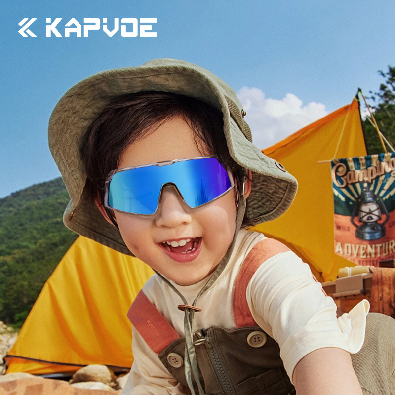Gafas Deportivas Infantiles TR90 con Protección UV y Anti-viento para Ciclismo