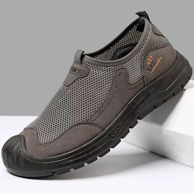 鞋子男春季上新时尚百搭单鞋防滑耐磨舒适男鞋网面透气休闲爸爸鞋