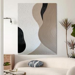 Dafen Oil Painting Village Pure Hand-Painted Oil Painting Entrance Corridor Living Room Decoration Painting Simple Abstract Stereo Texture Painting Chasing Dreams