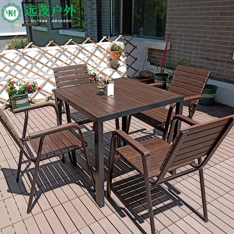 플랫 팔걸이 : 4+1 [80cm 스트라이프 사각 테이블]