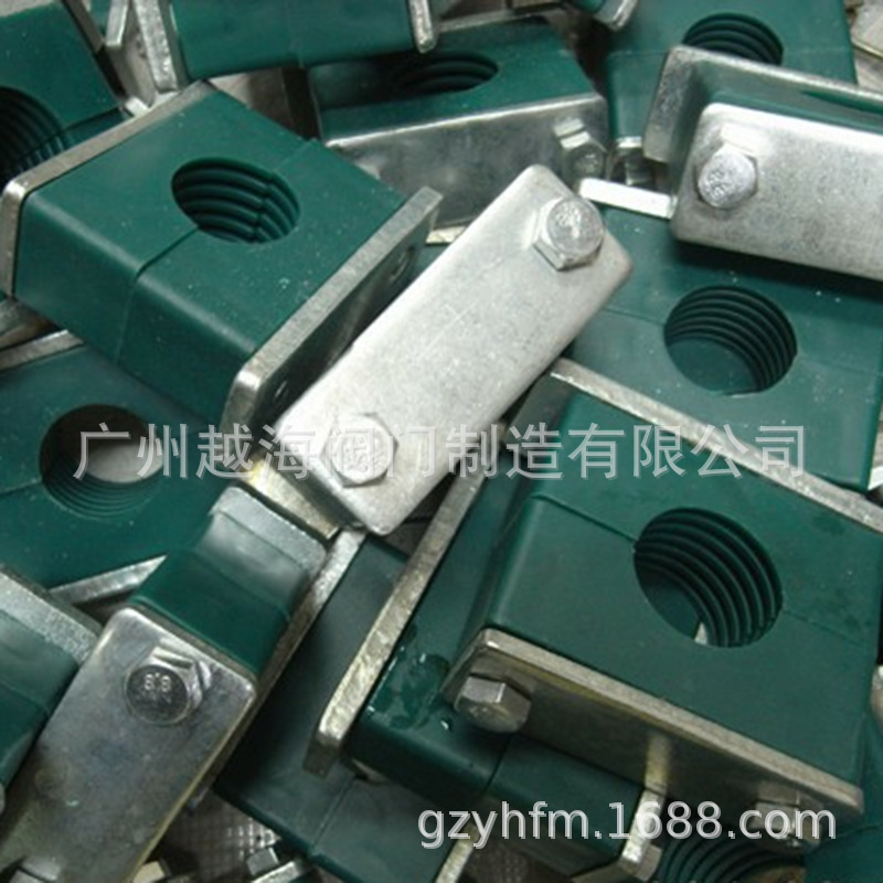 供应DIN3567 内六角螺栓重型塑料导轨管夹 导轨式管夹